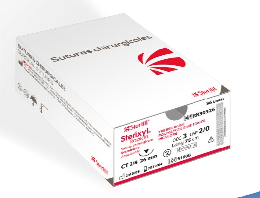 FIL DE SUTURE RESORBABLE STERIFIL